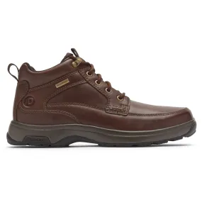 8000 Mid Boot Waterproof 6E Width in Dark Brown Leather