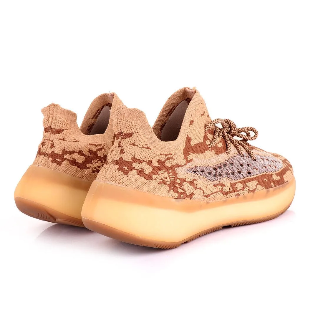 Adidas 350 Yeezy Boost  Brown Shade Sneakers