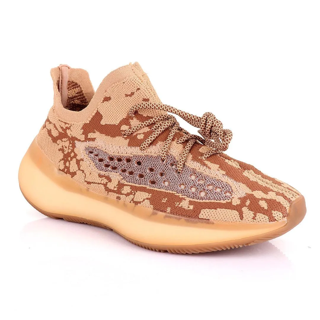 Adidas 350 Yeezy Boost  Brown Shade Sneakers