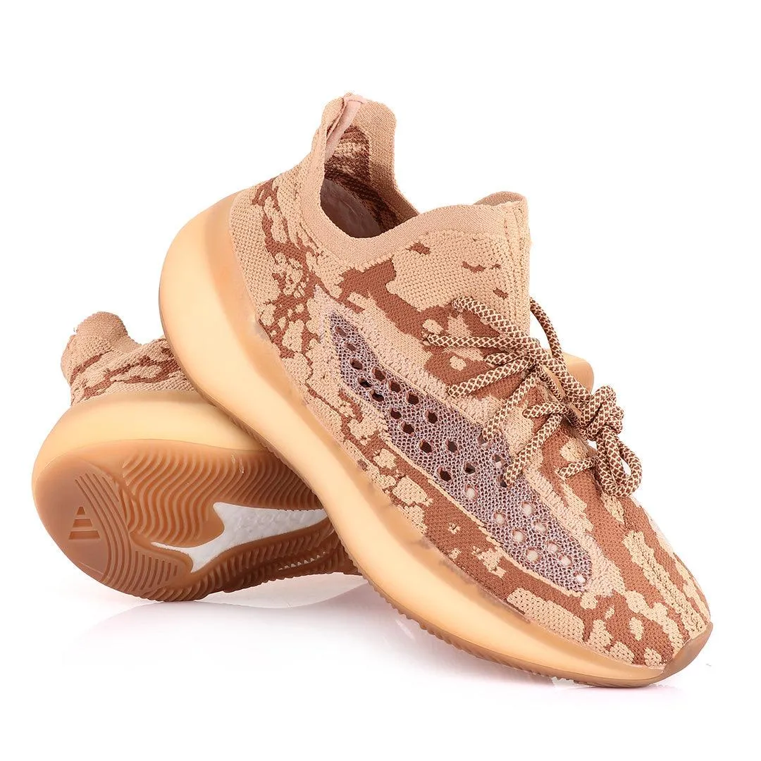 Adidas 350 Yeezy Boost  Brown Shade Sneakers