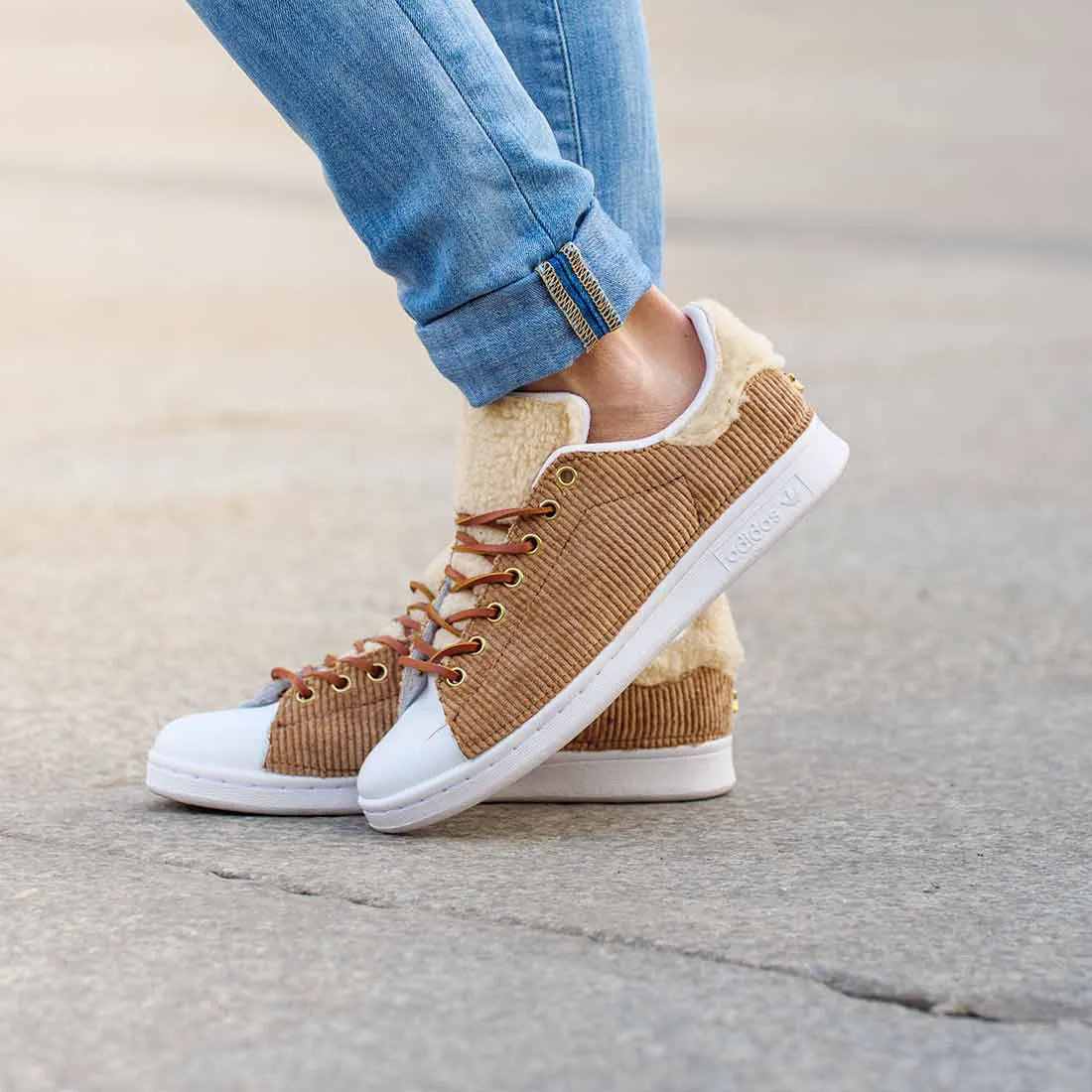 Adidas Stan Smith Velluto a Coste e Teddy