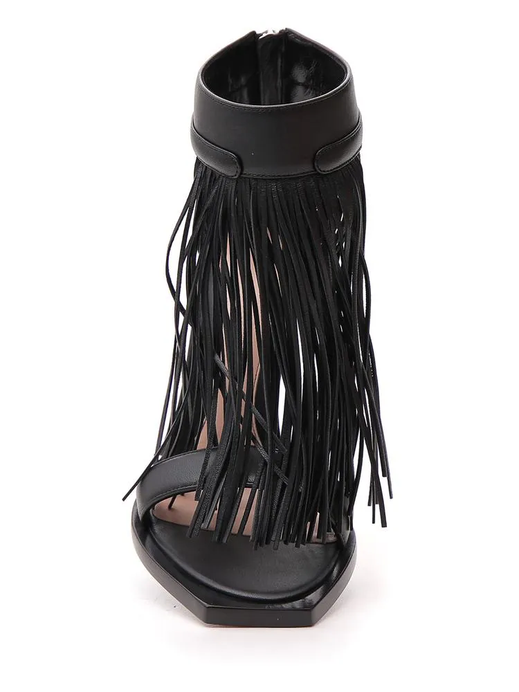 Alexander McQueen Fringed Stiletto Heels
