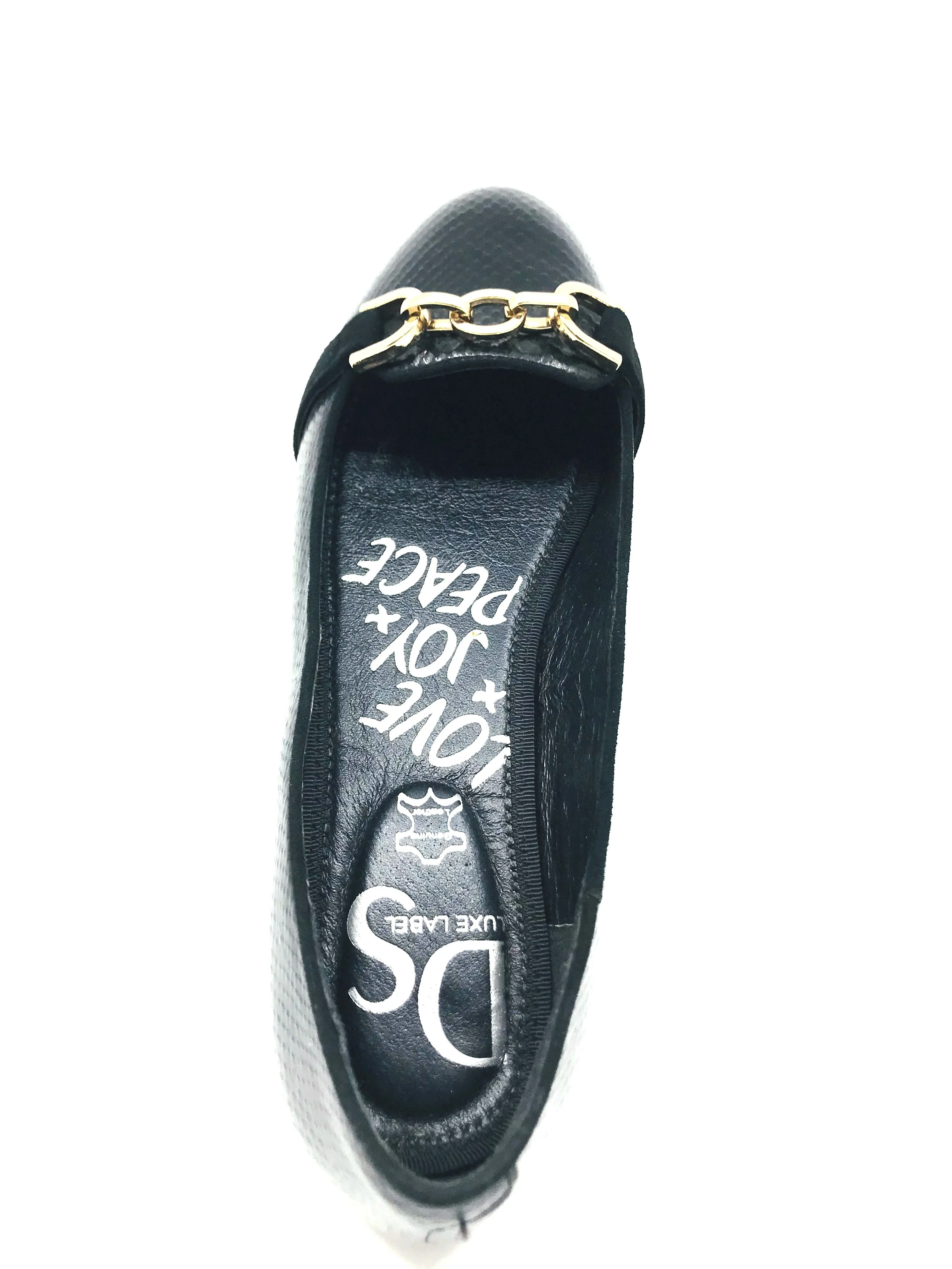 Amanda Black Patent Dan Sara Loafers