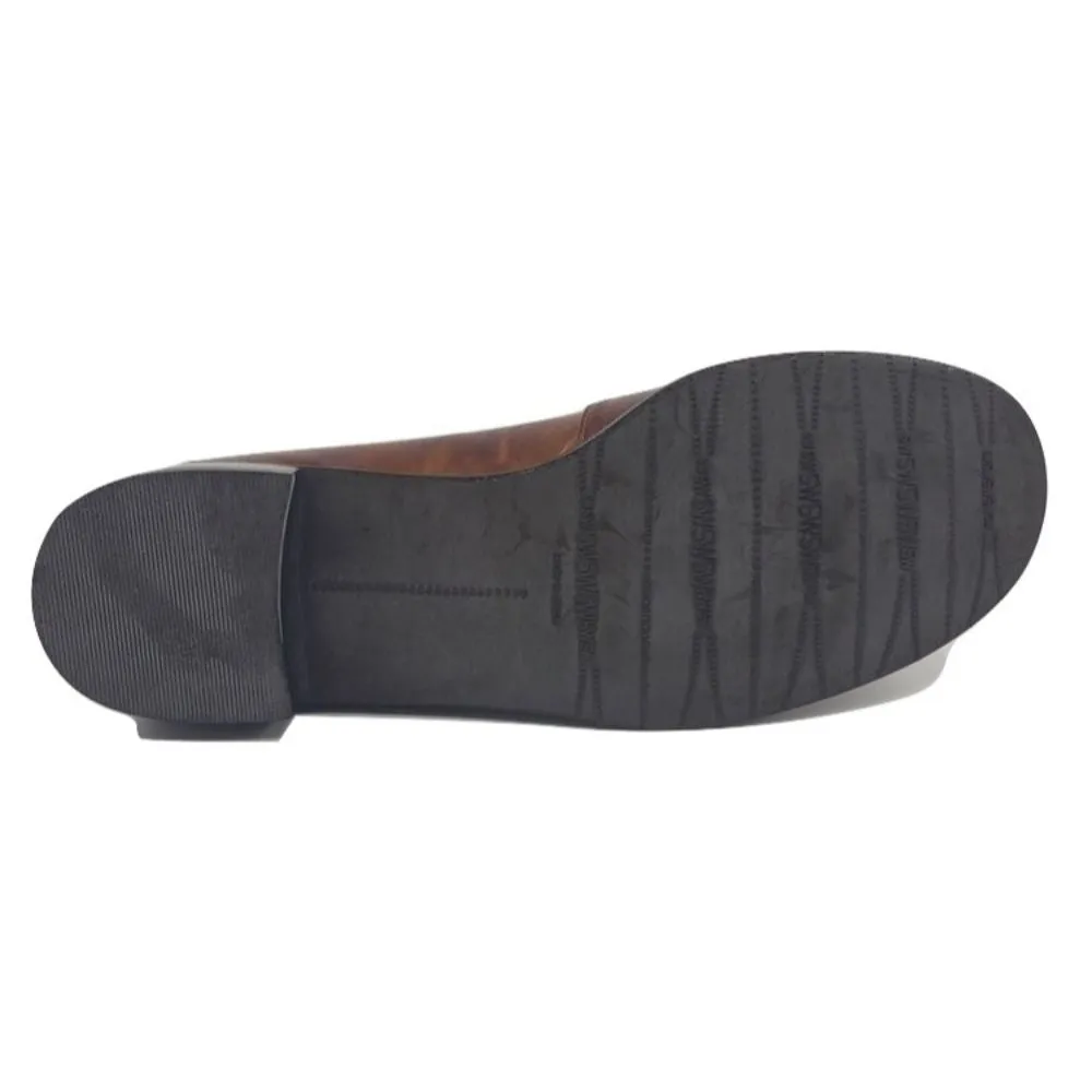 Bigbuck Brown Cosmos Patent Leather Stuart Weitzman Loafers