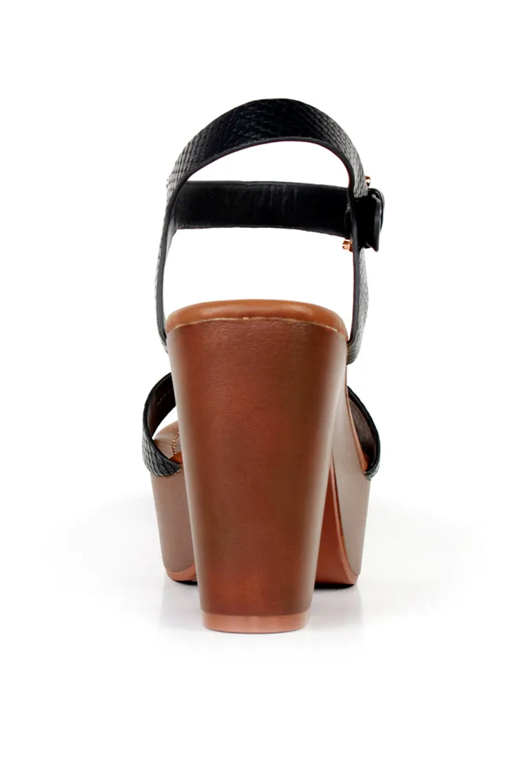 Black Strap Heels