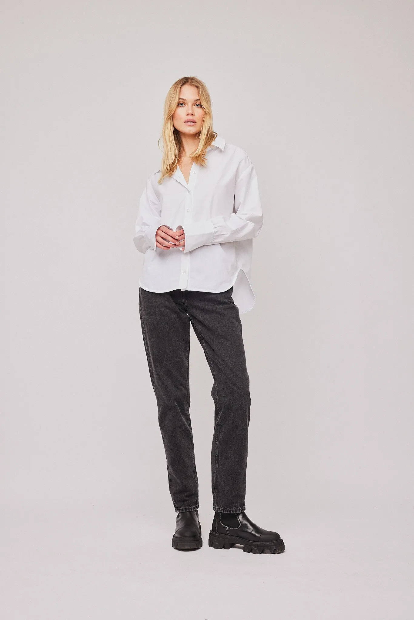 Bleeker Logo Shirt - Optical white