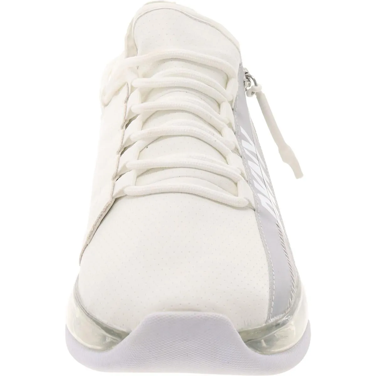 DKNY Womens Faux Leather Lace-Up Casual And Fashion Sneakers