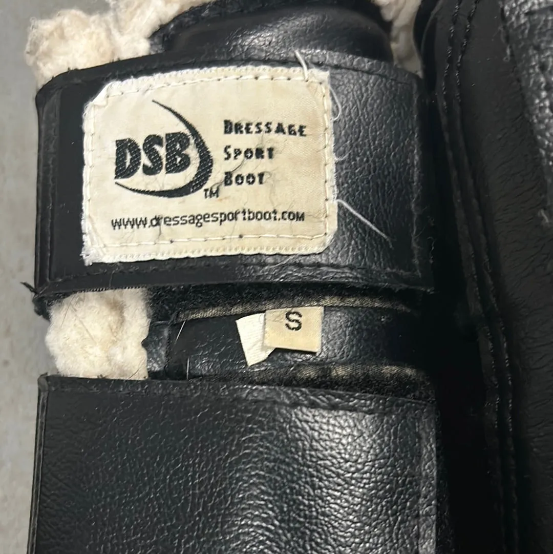 Dressage Sport Boots Black/White Small