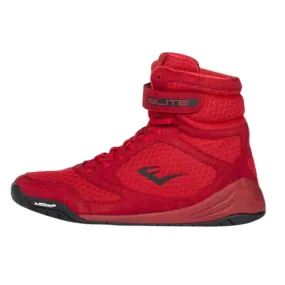 Everlast Elite 2.0 High Top Boxing Boots - Red