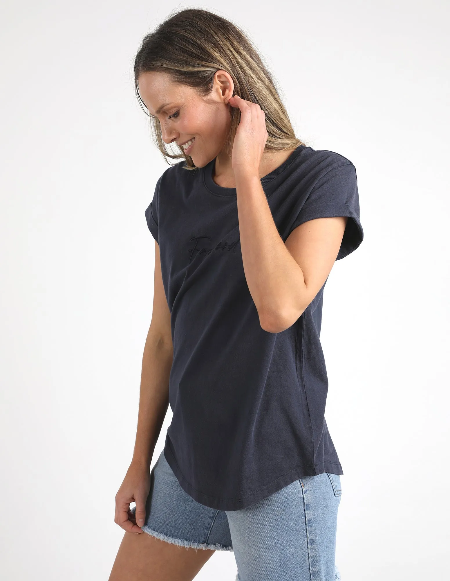 Foxwood Signature Tee - Navy