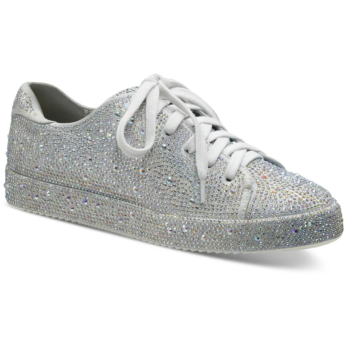 INC Womens Lola Faux Leather Embellished Casual And Fashion Sneakers