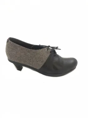 Leather and Wool Heels