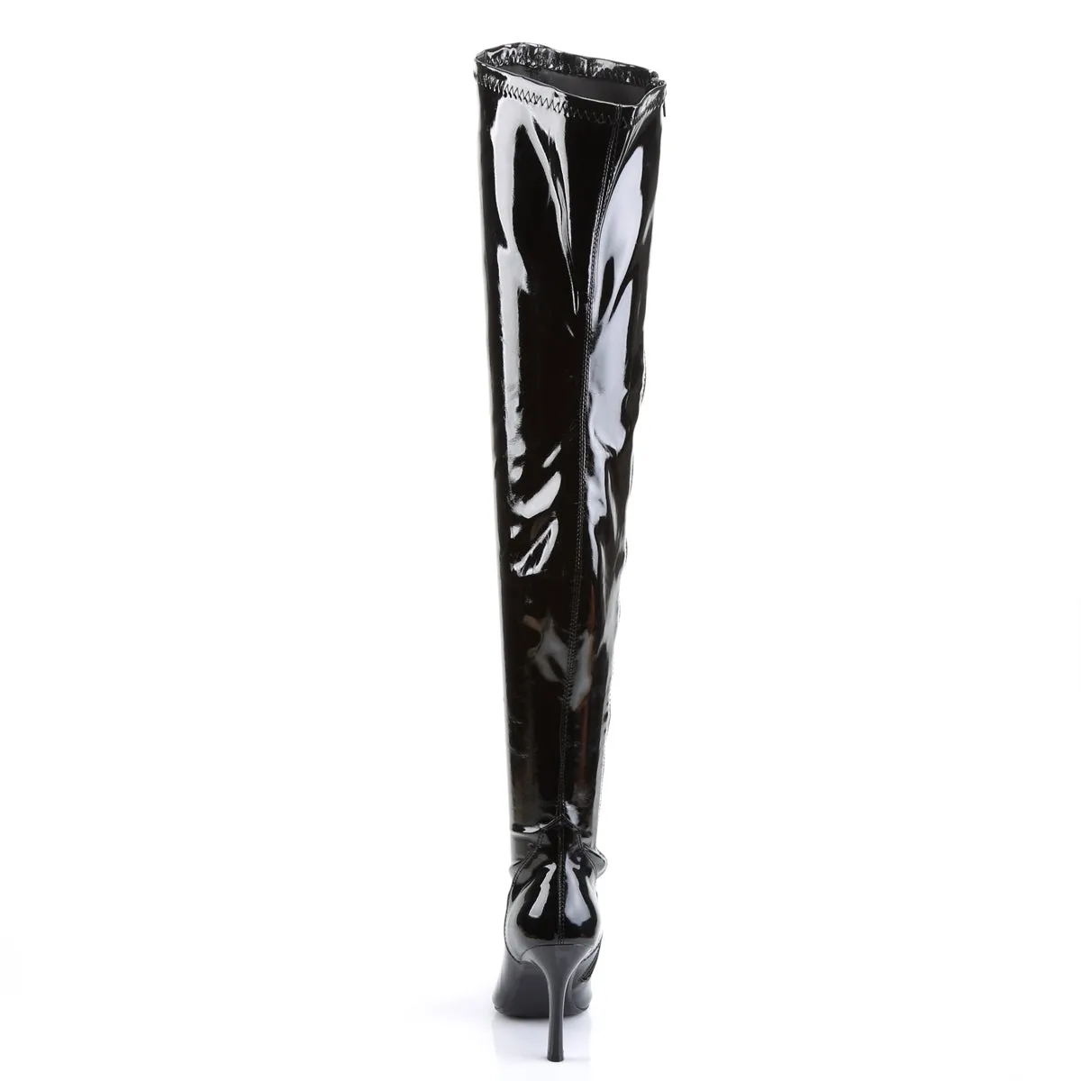 LUST-3000 Funtasma Black Patent Fancy Dress Women's Boots (Fantasy Footwear)