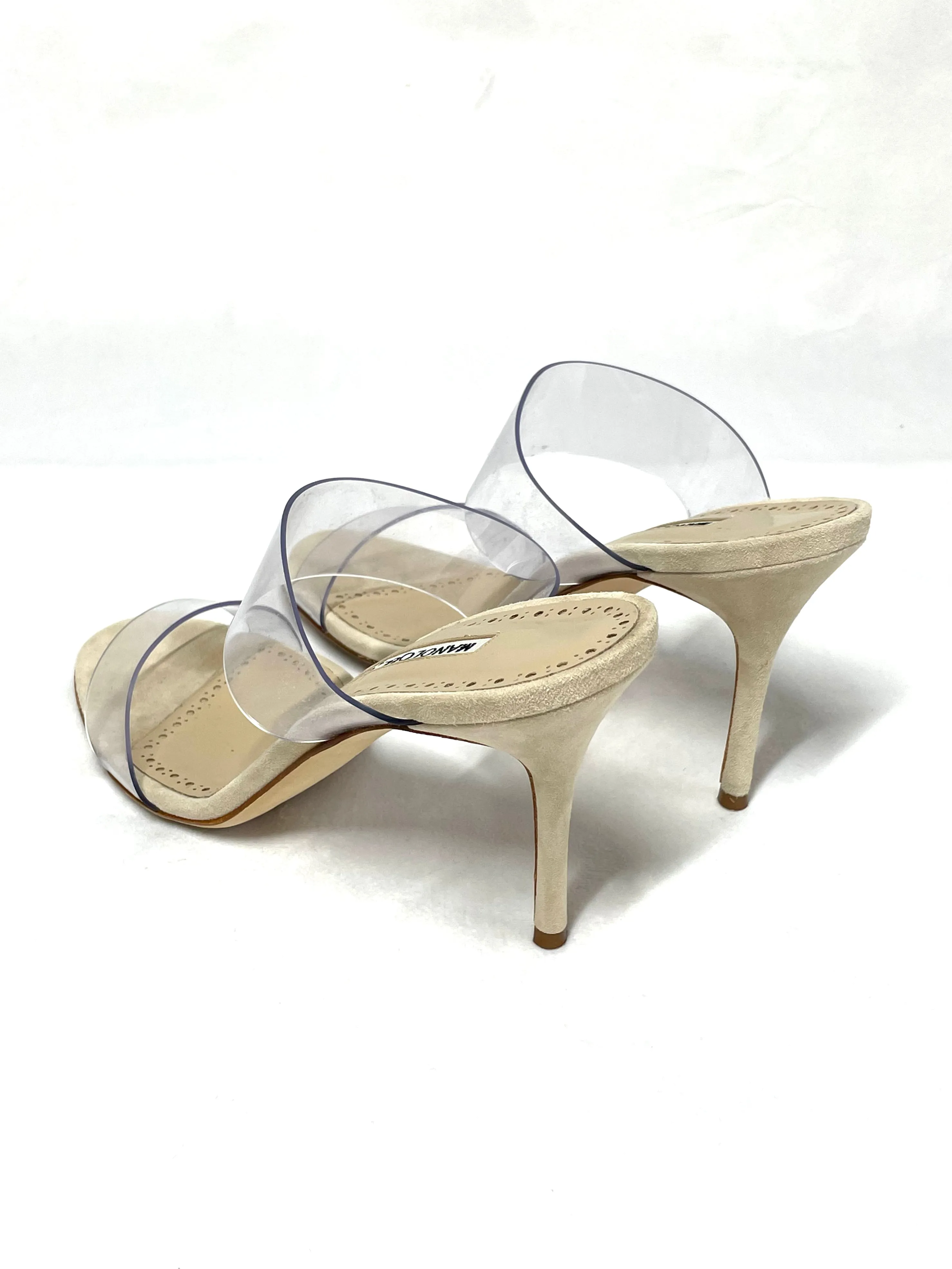 Manolo Blahnik PVC Heels 38