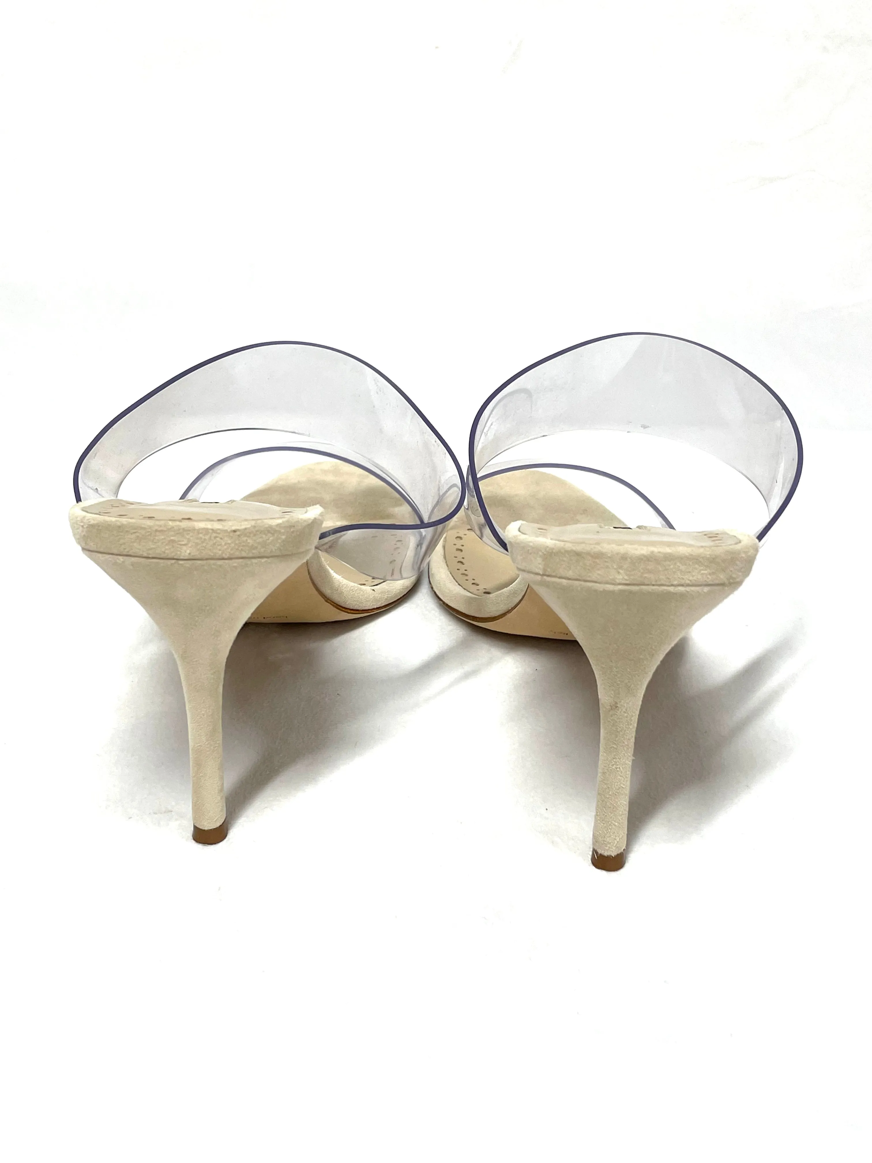Manolo Blahnik PVC Heels 38