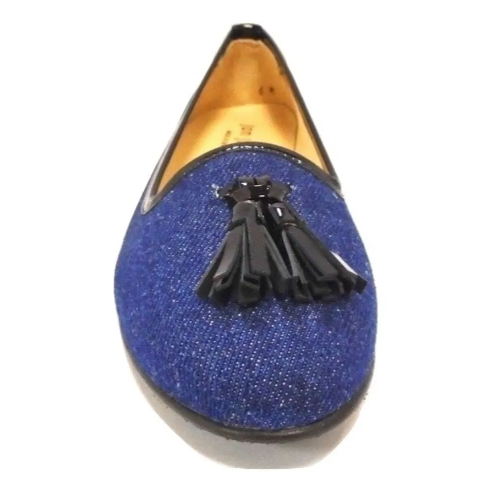 Monelle Denim Jon Josef Loafer Flat