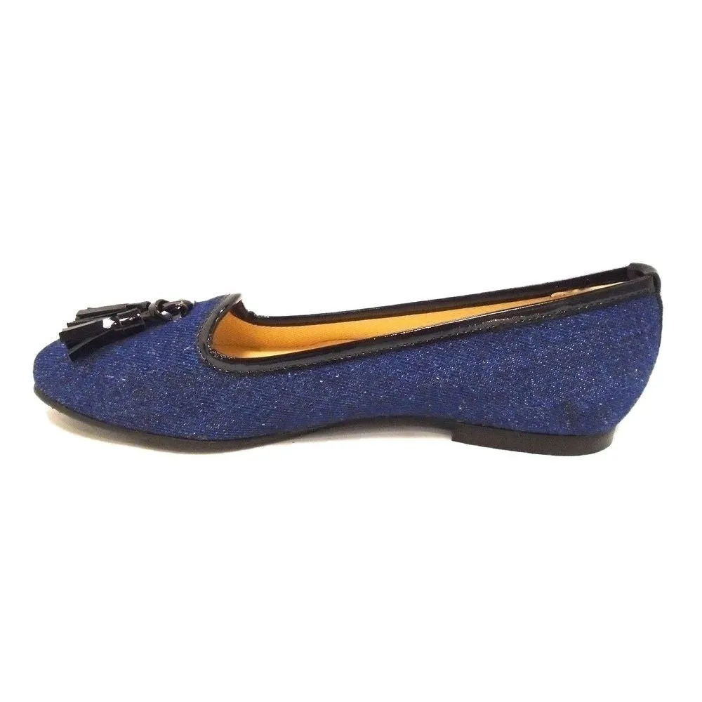 Monelle Denim Jon Josef Loafer Flat
