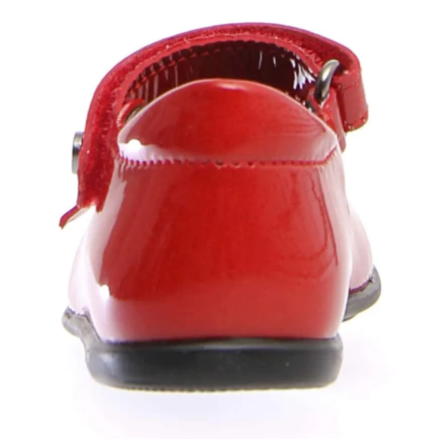 Naturino Girl's Mary Jane Ballet Flat Shoes - Patent Red