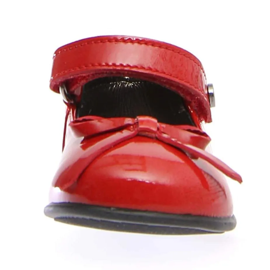 Naturino Girl's Mary Jane Ballet Flat Shoes - Patent Red