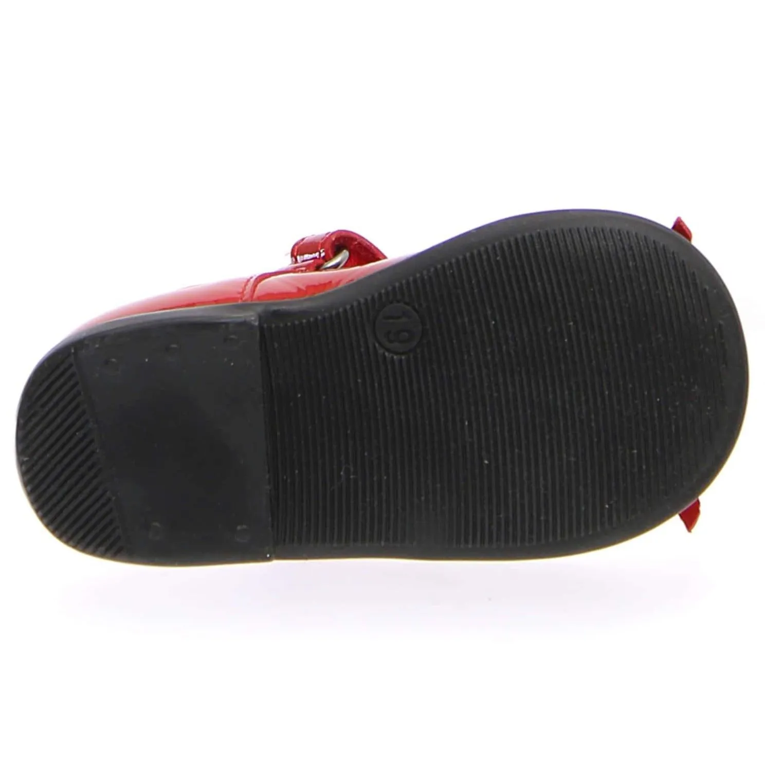 Naturino Girl's Mary Jane Ballet Flat Shoes - Patent Red