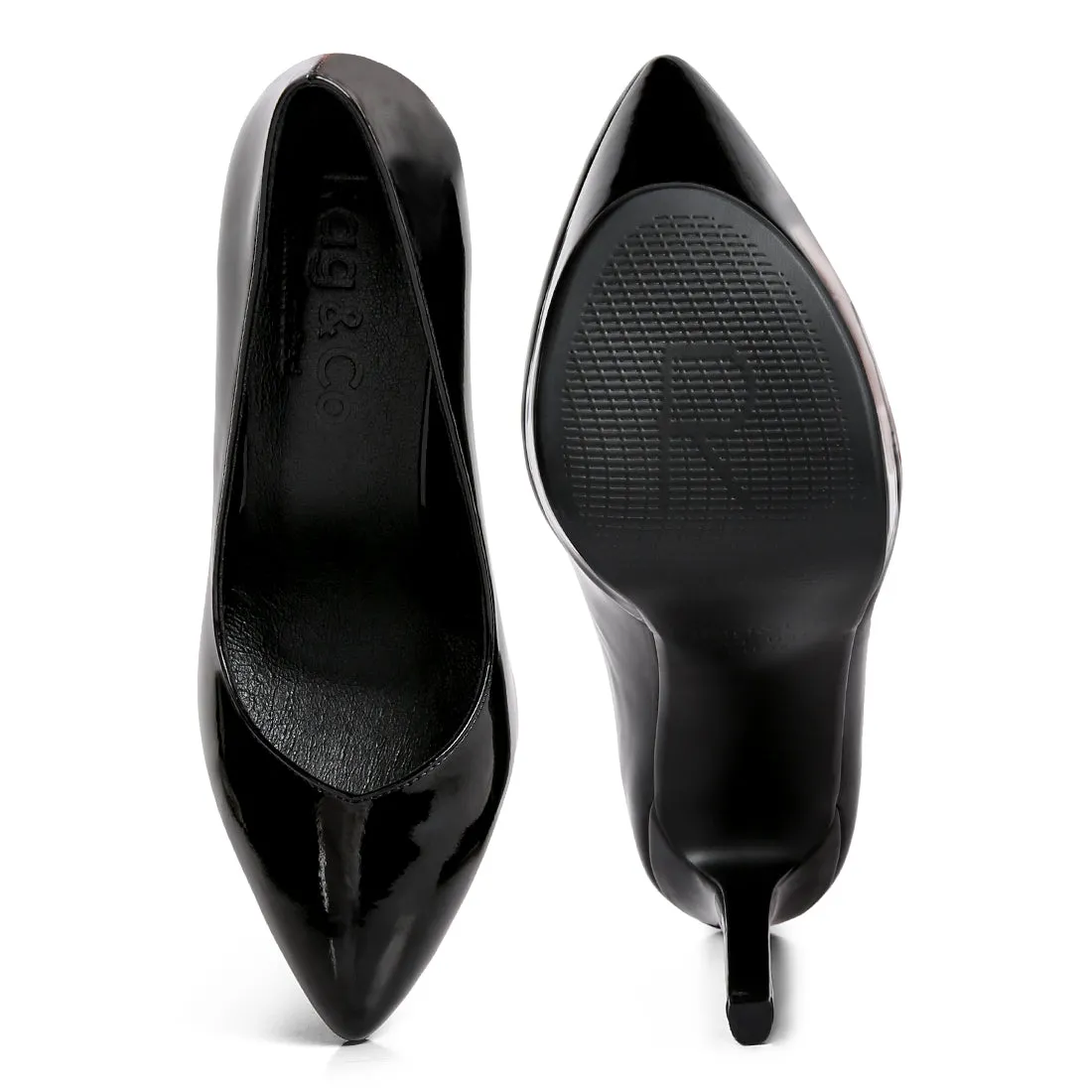 Patent Stiletto Sandals