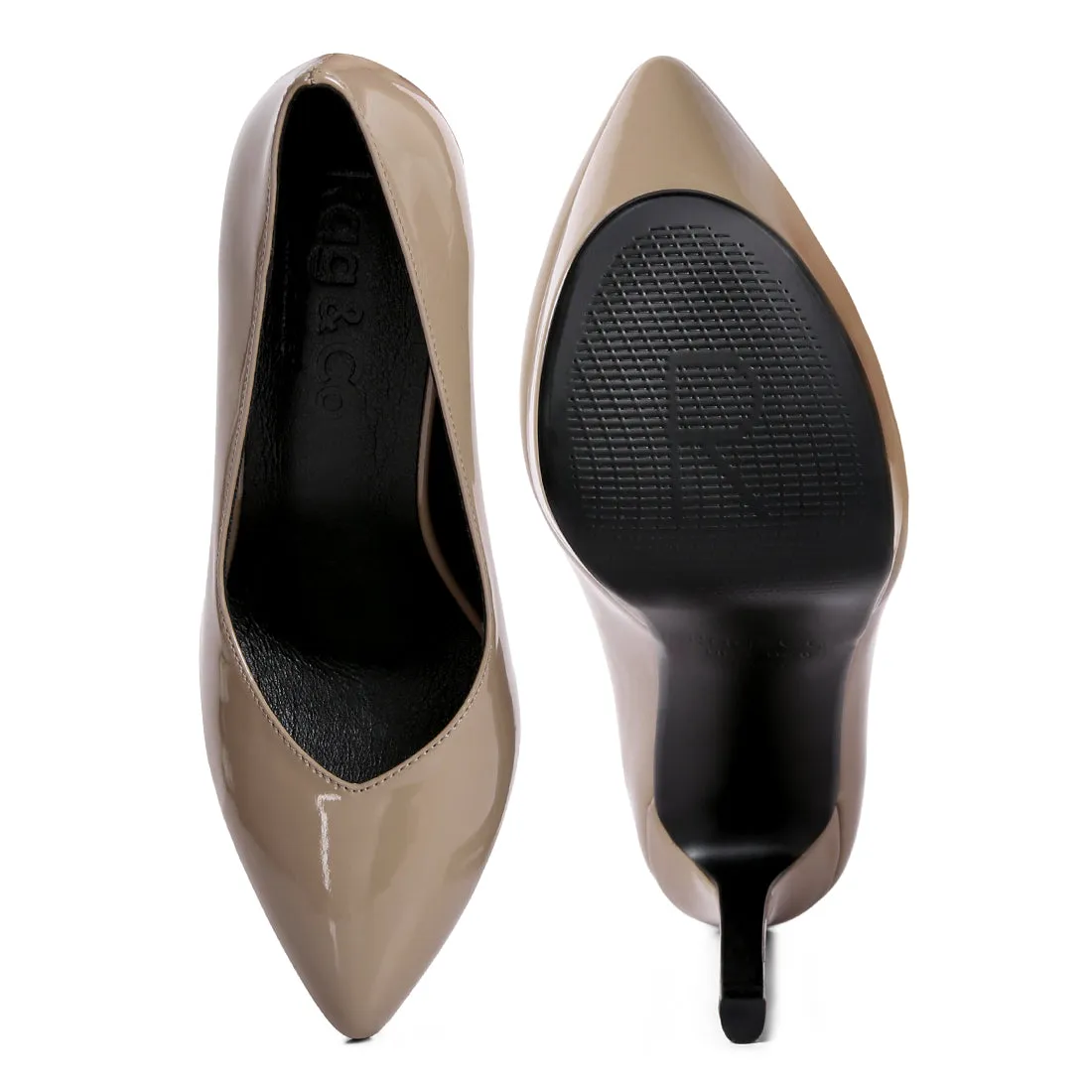 Patent Stiletto Sandals