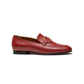 Red Wine Tomboy Chic Loafers