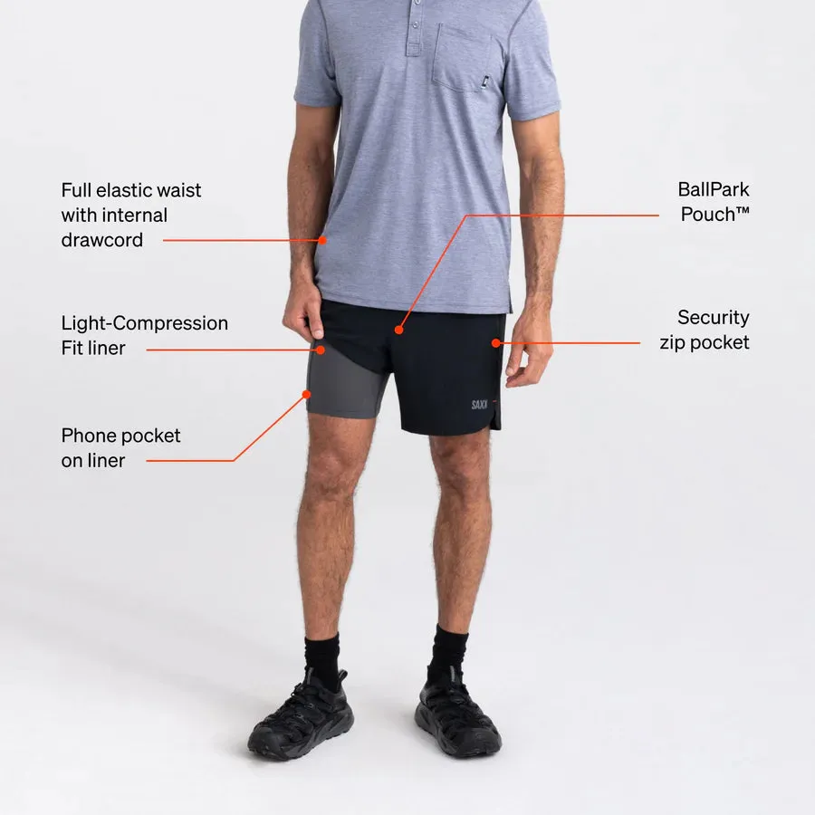 Short Saxx GAINMAKER Training 2N1 9" Navy