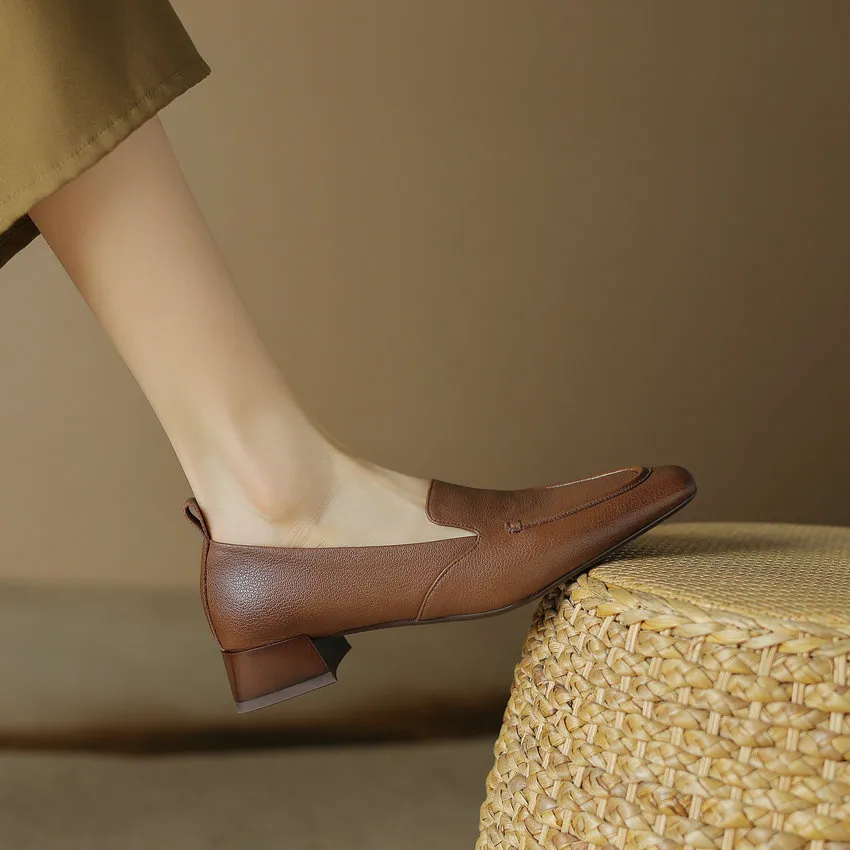 USS Shoes Maggi Women's Square Low Heel Office Loafer