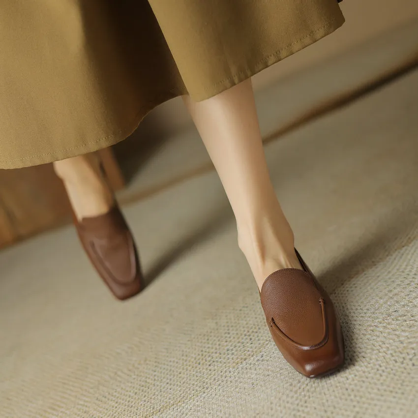 USS Shoes Maggi Women's Square Low Heel Office Loafer