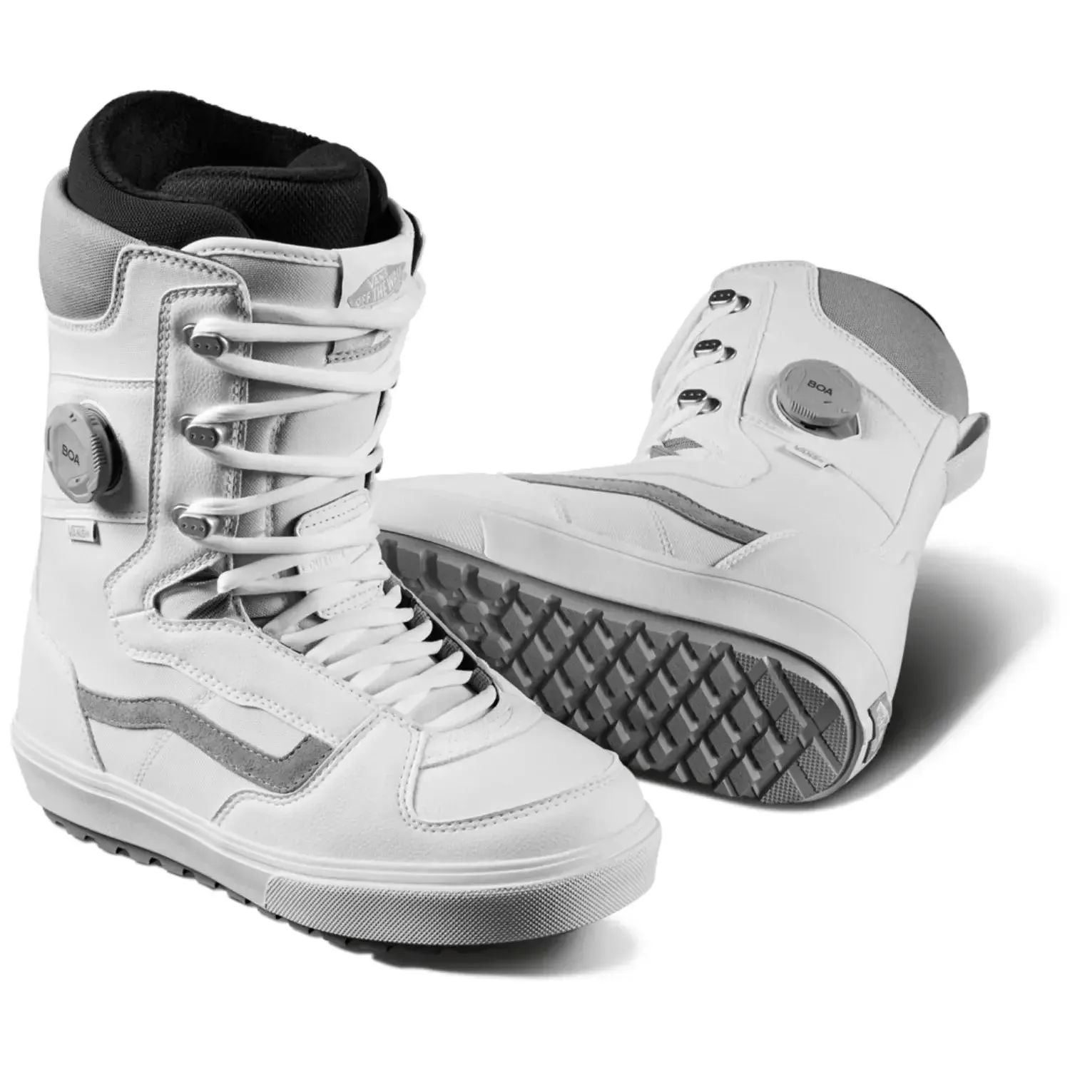 Vans Invado OG Snowboard Boots 2025 - White/Grey