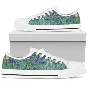 Vintage Art Vincent Van Gogh Irises Women's Low Top Sneakers