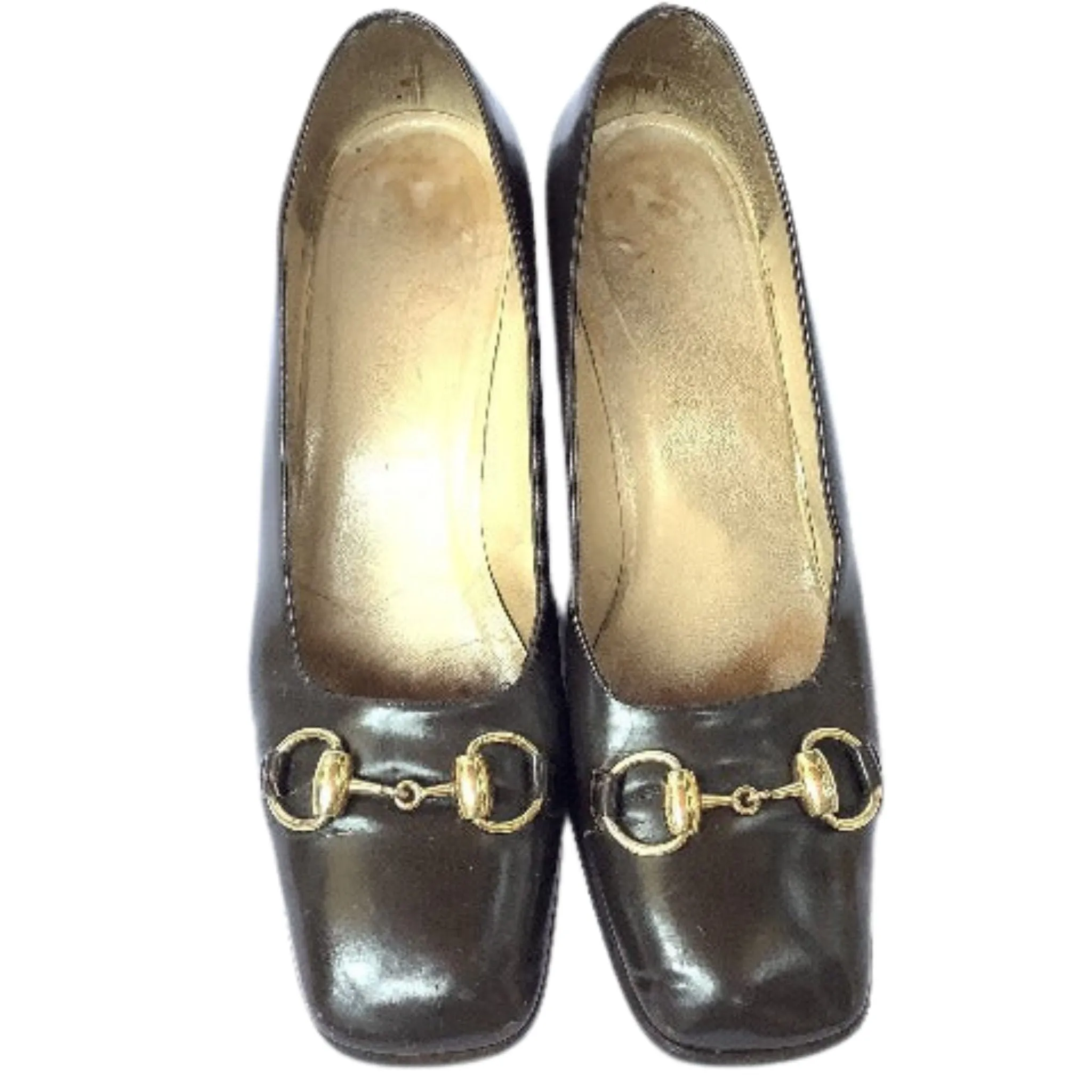 Vintage Brown Gucci Heels