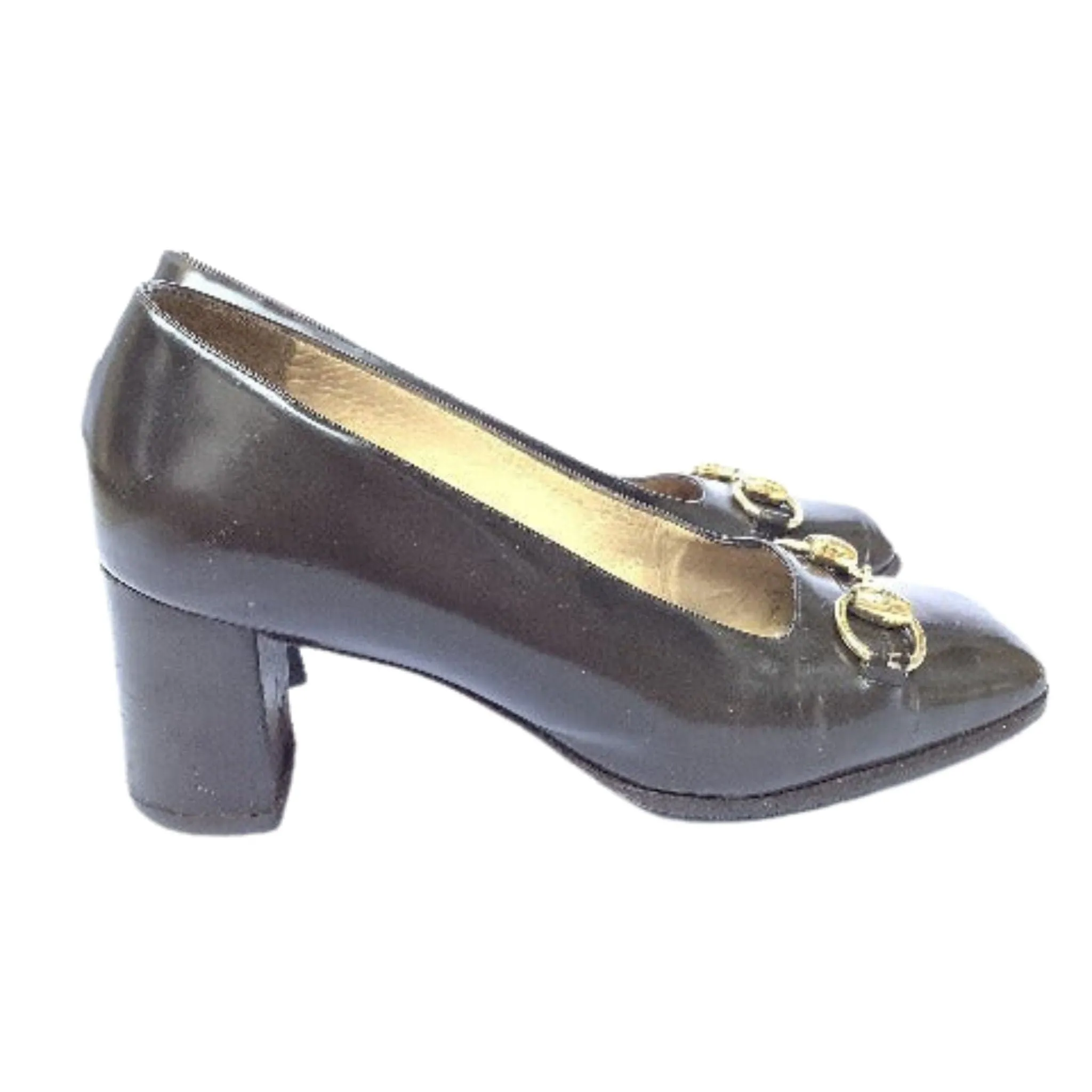 Vintage Brown Gucci Heels